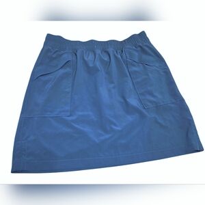 RBX Teal Blue Active Women's Golf/Tennis Skort With Pockets Size Large
